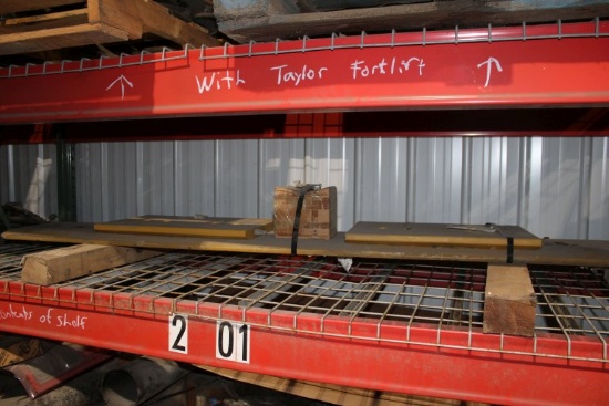Bucket Blade on shelf labeled 2-01