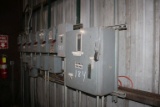 Electric Panel at Outfeed of Gang