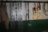 Lot of Chain, Saw Blades, & Bars