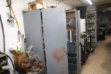 Gray Cabinet and Contents