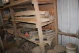 Wood Shelves & Contents