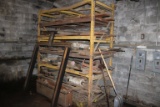 Wood Shelves & Contents