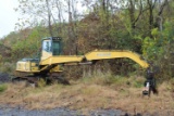 Komatsu PC200 LL-7L Knuckle boom on Tracks