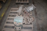 Pallet of Hydraulic cylinders and bearings