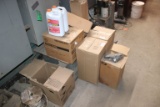 Filter Lot: contents of boxes on floor