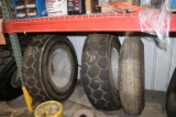(7) Used Forklift Tire