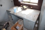 Contents Of Blue Old Scale Building