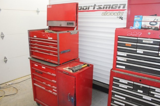 Snap-on & Stack-On Tool Storage System with Tools