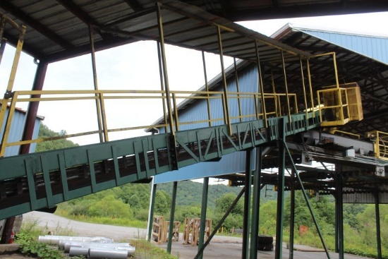 50' Incline Cleated Belt Conveyor