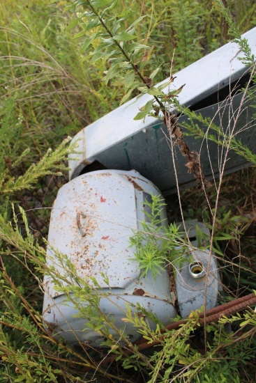 Koger 36" Blower w/ 40 HP Motor. Located on yard in back