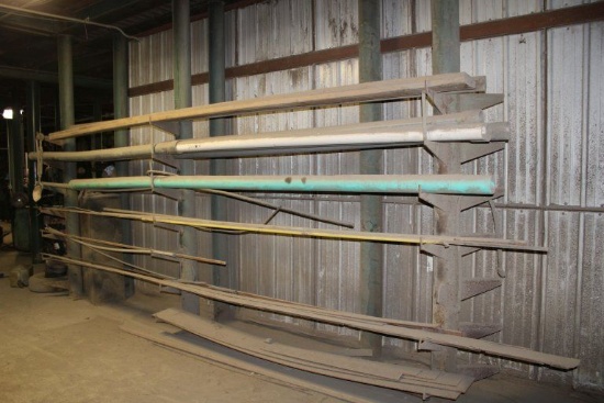 (3) Racks with Steel and Plastic Pipe
