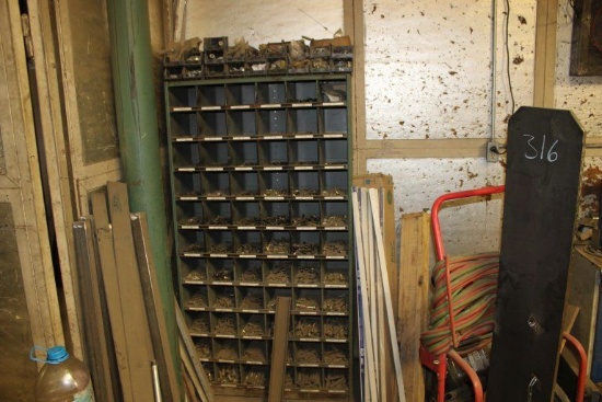 6'x3' Bolt bin and Steel Plates