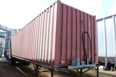 1972 Homemade Walking Floor Container Trailer on Utility Carrier