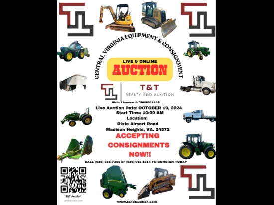 Central Virginia Equipment and Consignment Auction