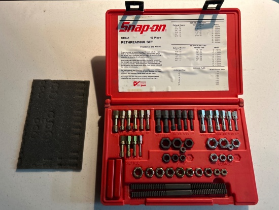 SNAP-ON 48 Piece Thread Rethreading Set RTD48