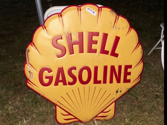 Shell gasoline antique sign