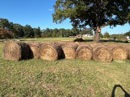 Round Bales of Hay
