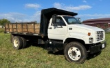 GMC C6500 Flatbed dump truck