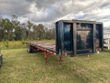 1985 UTILITY Flatbed Trailer