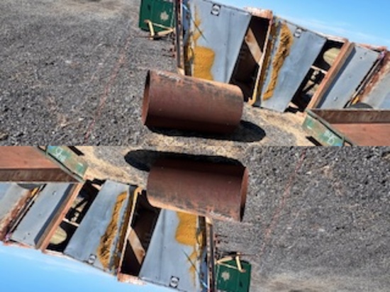ROUND METAL PIPE