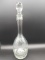 Cut Crystal Flower Decanter