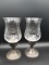 Silver Plate & Crystal Globes