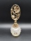 Glass & Brass Perfume Holder with Dauber