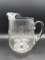 Blown Pitcher with Applied Handle