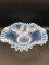 Opalescent Ruffle Edge Bowl