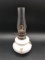Antique Milk Glass Oil Lamp
