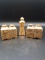 Gold Painted S&P Shakers