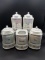 5 Pieces Lusterware Cannister Set-Made In Germany