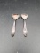 Sterling Silver Salt Spoons