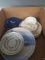 Box Lot- Assorted Dishes & Blue Depression Bowl