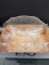 Box Lot- Glass Footed Bowls & Fish Dish