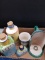 Box Lot- Decorative Bottles and Jar