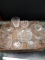 Box Lot- Glass Serving Dishes & Candle Holders