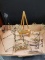 Box Lot- Assorted Decorative Metal Plate Holders