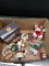 Box Lot- Assorted Snowman & Christmas Ornaments