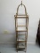 Metal Shelving- 3 Tier- Mirrored Shelves