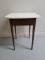 1 Drawer White Top Table