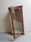 Glass Front Wood Cabinet- No Shelves