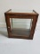 Oak/Glass Display Cabinet