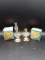 2 Miniature Kerosene Lamps- Singing Bird Brand