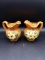 2 Japan Flower Creamers