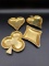 Set of 4 Playing Card Dishes