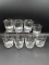 Set of 8 Bird High Ball Glasses