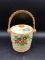 Small Cookie Jar Wicker Handle