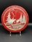 Red and White Peggy Page Christmas Tin