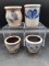 4 Rowe Pottery Containers
